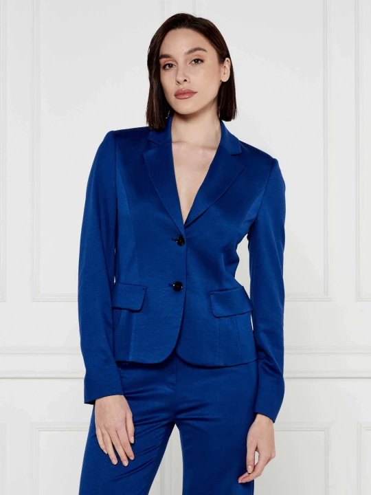 Zdjęcie produktu Marc Cain Marynarka | Slim Fit chabrowy