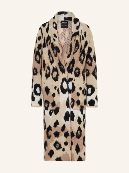 Zdjęcie produktu Marc Cain Płaszcz Dzianinowy beige 606 soft cappuccino