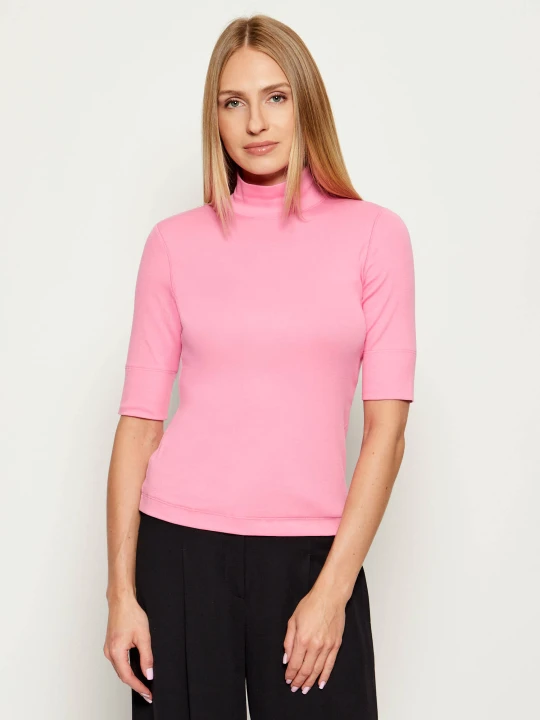 Zdjęcie produktu Marc Cain Półgolf | Slim Fit różowy