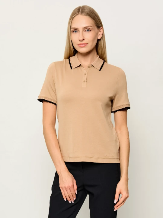 Zdjęcie produktu Marc Cain Polo | Regular Fit beżowy