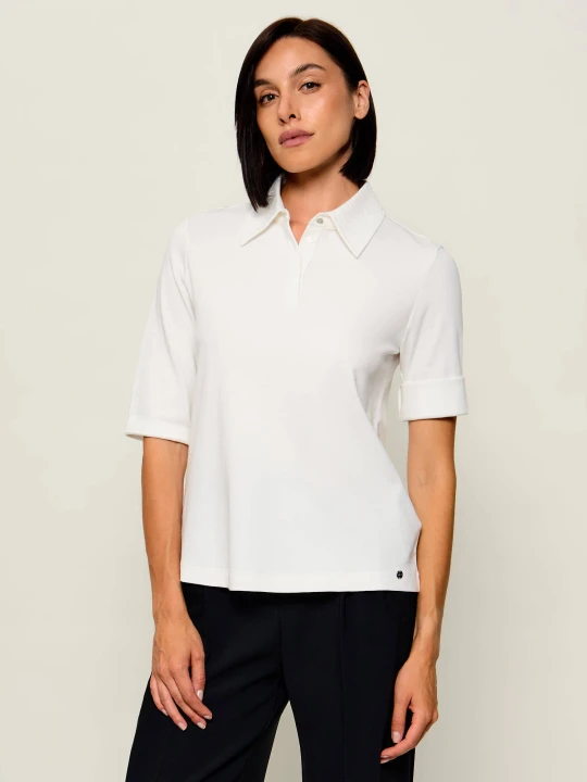 Zdjęcie produktu Marc Cain Polo | Regular Fit ecru