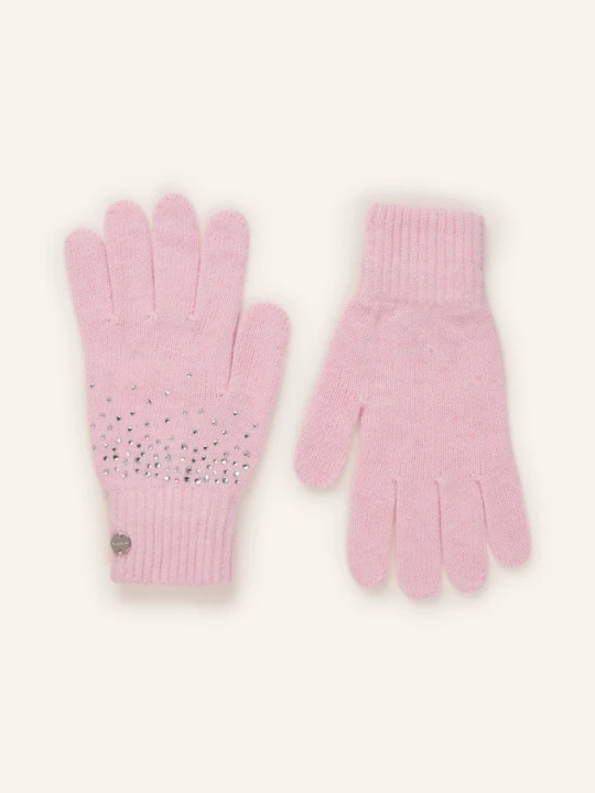 Zdjęcie produktu Marc Cain Rękawiczki Z Kamieniami Ozdobnymi rosa 208 chalk pink