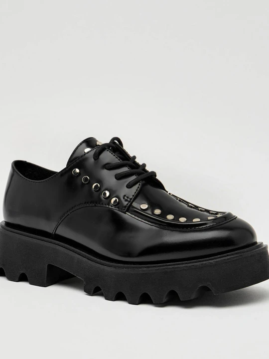 Zdjęcie produktu Marc Cain Skórzane loafersy czarny
