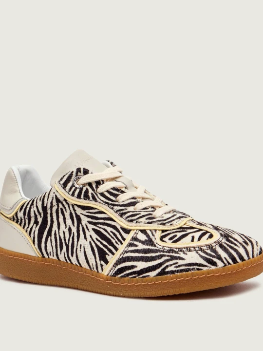 Zdjęcie produktu Marc Cain Skórzane sneakersy ecru