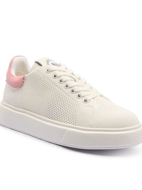 Zdjęcie produktu Marc Cain Sneakersy | z dodatkiem skóry biały
