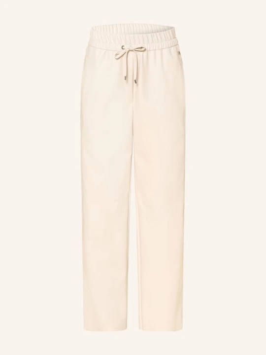 Zdjęcie produktu Marc Cain Spodnie 7/8 Ranchi O Wyglądzie Skóry beige