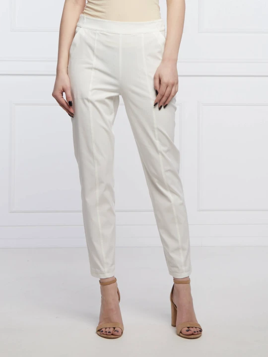 Zdjęcie produktu Marc Cain Spodnie | Cropped Fit biały