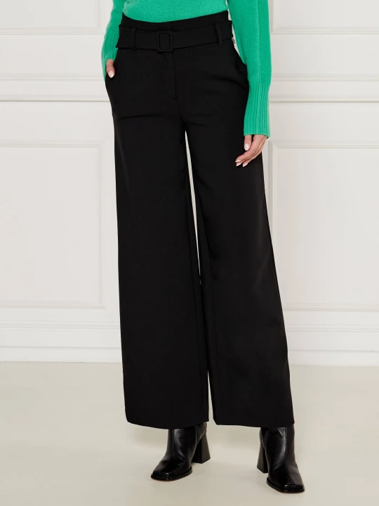 Zdjęcie produktu Marc Cain Spodnie | flare fit czarny