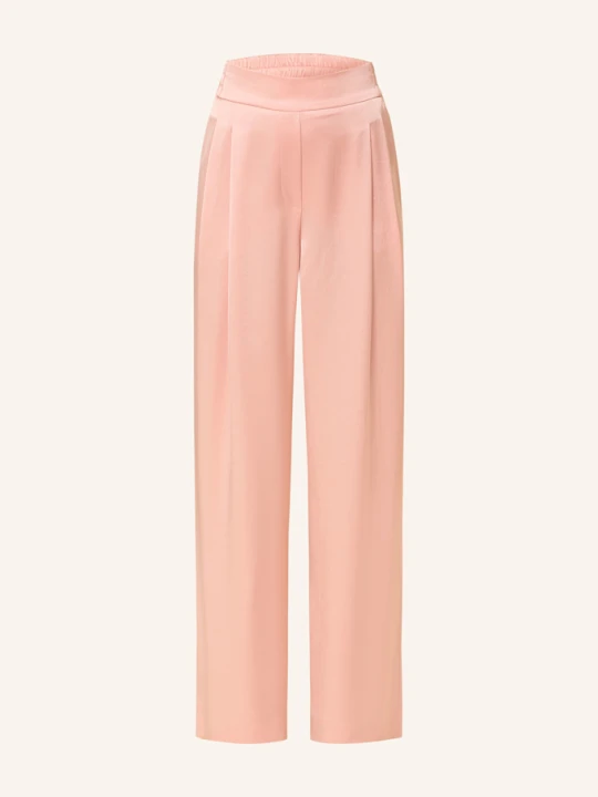 Zdjęcie produktu Marc Cain Spodnie Marlena Wedi Z Satyny rosa 217 peach beige
