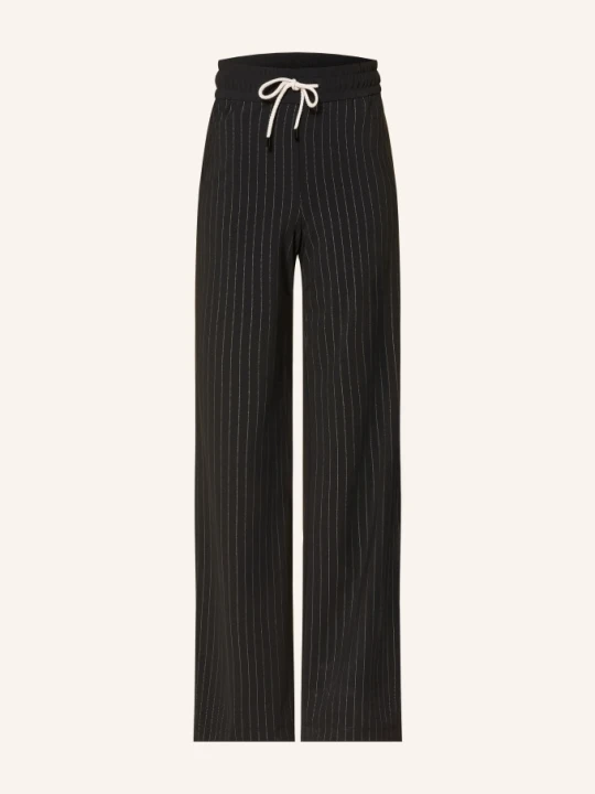 Zdjęcie produktu Marc Cain Spodnie Marlene Welkom schwarz 982 black and smoke
