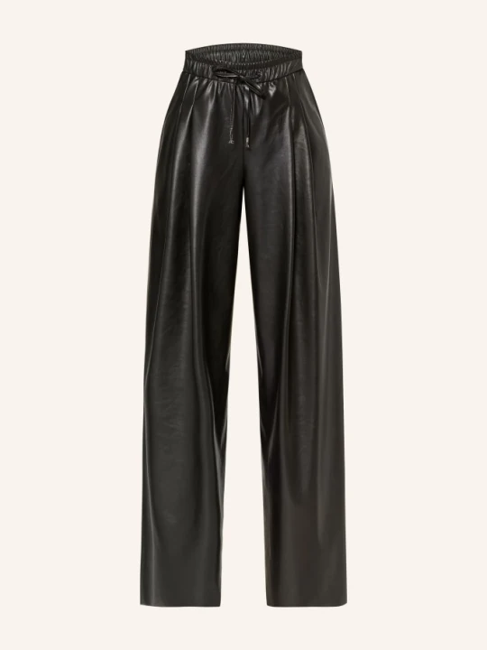 Zdjęcie produktu Marc Cain Spodnie Marlene Winnipeg O Wyglądzie Skóry schwarz 900 black new
