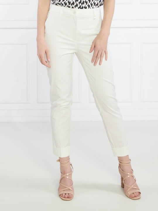 Zdjęcie produktu Marc Cain Spodnie | Regular Fit ecru