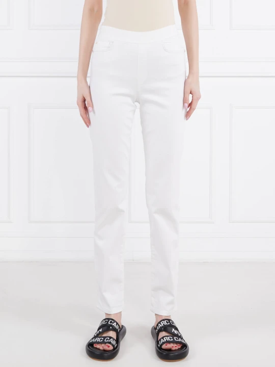 Zdjęcie produktu Marc Cain Spodnie | Regular Fit biały