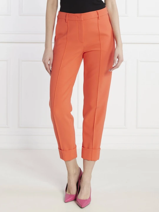 Zdjęcie produktu Marc Cain Spodnie | Regular Fit | regular waist pomarańczowy