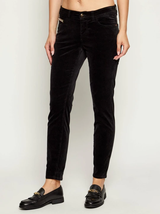 Zdjęcie produktu Marc Cain Spodnie SILVI | Slim Fit | low waist czarny