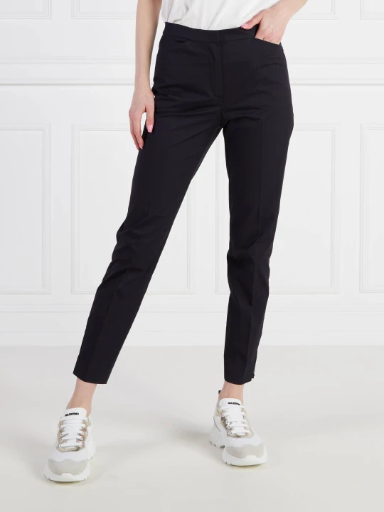Zdjęcie produktu Marc Cain Spodnie | Straight fit | high waist czarny