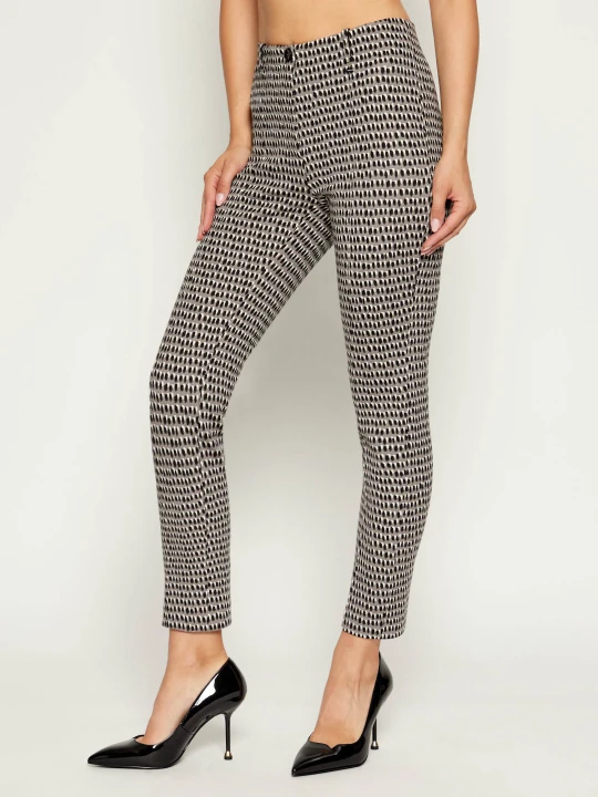 Zdjęcie produktu Marc Cain Spodnie SYDNEY | Slim Fit | regular waist szary
