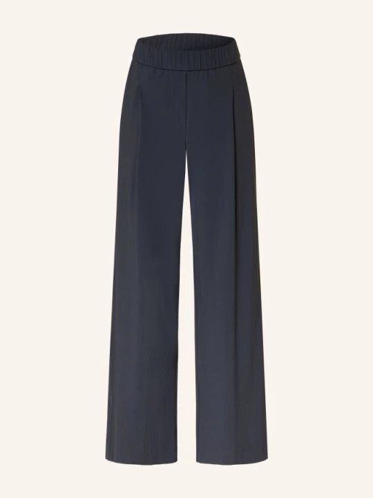 Zdjęcie produktu Marc Cain Spodnie Typu Marlene Z Paskami Z Galonu blau 394 navy