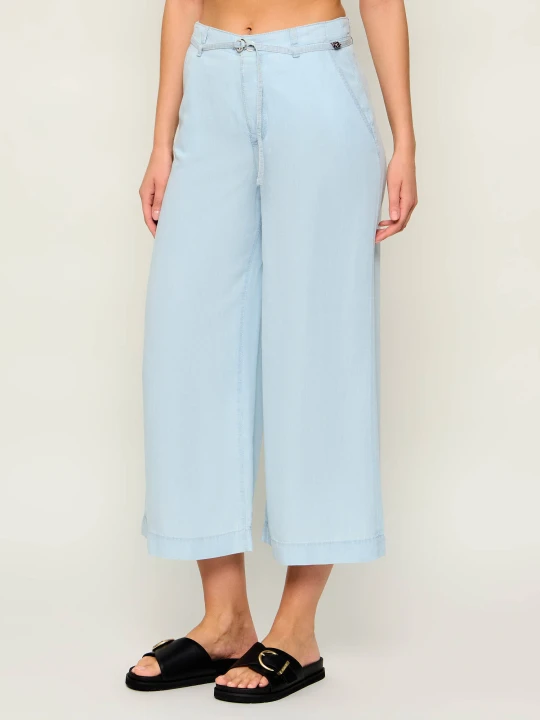 Zdjęcie produktu Marc Cain Spodnie WAUKEE | Relaxed fit błękitny