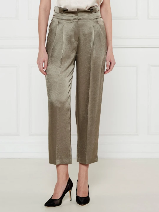 Zdjęcie produktu Marc Cain Spodnie WELS | Comfort fit | high waist zielony