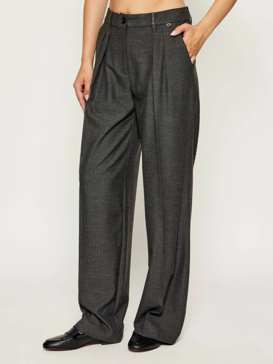 Zdjęcie produktu Marc Cain Spodnie WICHITA | flare fit grafitowy