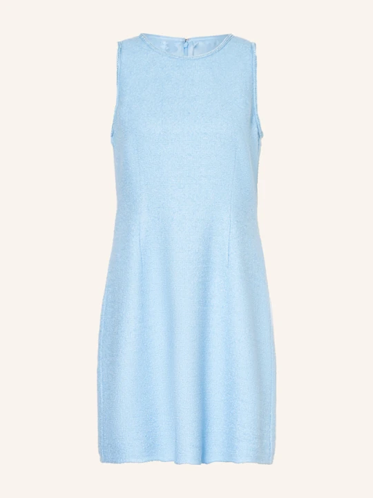 Zdjęcie produktu Marc Cain Sukienka Etui Z Bouclé Z Błyszczącą Przędzą blau 326 brilliant blue