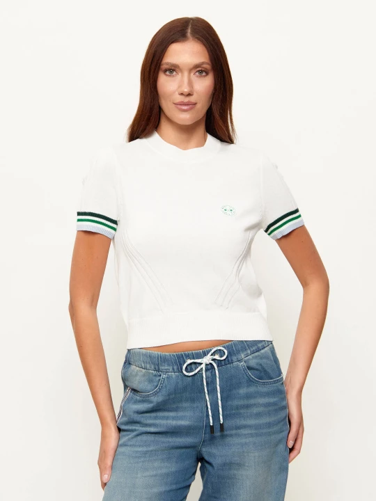 Zdjęcie produktu Marc Cain Sweter | Regular Fit | z dodatkiem wełny ecru