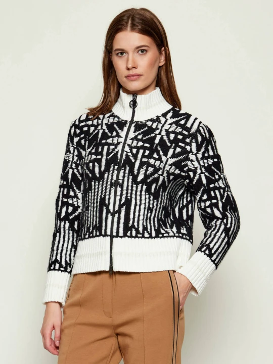 Zdjęcie produktu Marc Cain Sweter | Regular Fit | z dodatkiem wełny czarny
