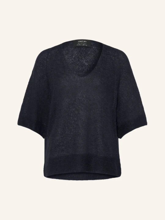 Zdjęcie produktu Marc Cain Sweter Z Dzianiny Z Alpaki I Moheru blau 394 navy