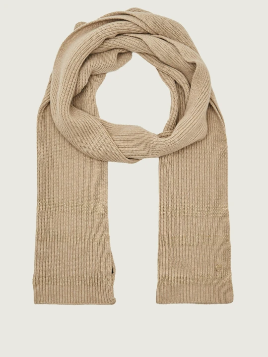 Zdjęcie produktu Marc Cain Szal | z dodatkiem wełny i kaszmiru beżowy