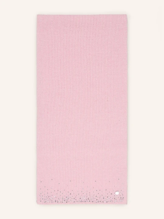 Zdjęcie produktu Marc Cain Szal Z Kamieniami Ozdobnymi rosa 208 chalk pink
