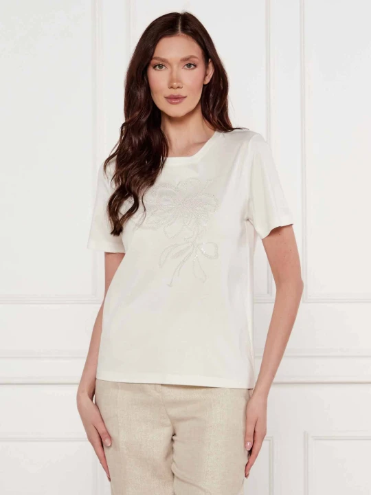 Zdjęcie produktu Marc Cain T-shirt | Loose fit ecru