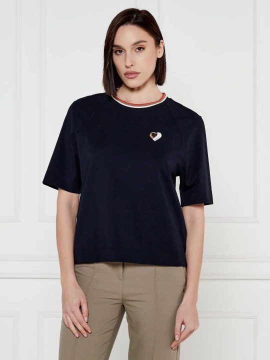 Zdjęcie produktu Marc Cain T-shirt | Loose fit granatowy