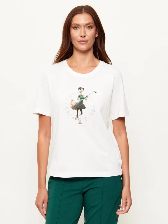 Zdjęcie produktu Marc Cain T-shirt | Regular Fit biały
