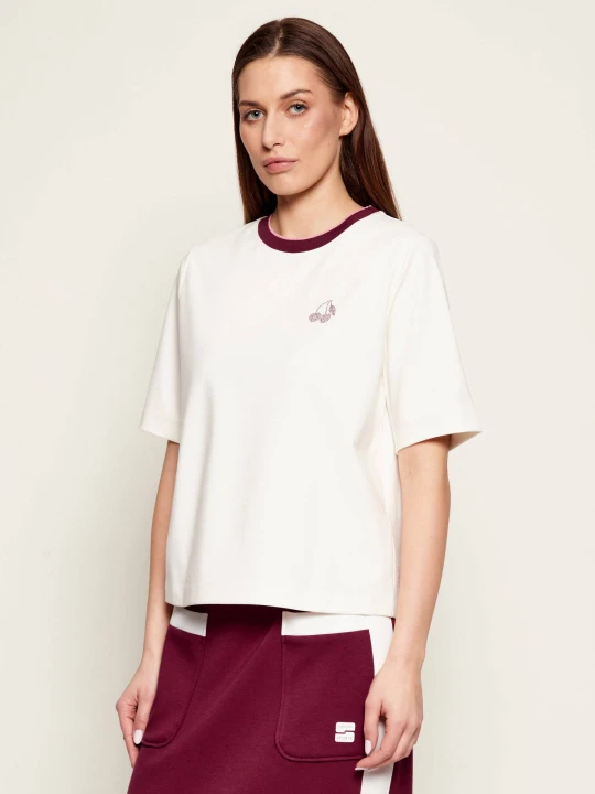 Zdjęcie produktu Marc Cain T-shirt | Regular Fit ecru