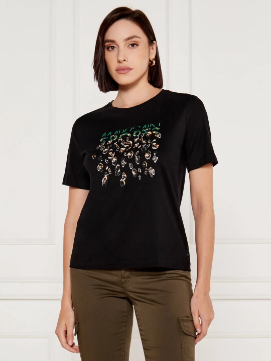 Zdjęcie produktu Marc Cain T-shirt | Regular Fit czarny