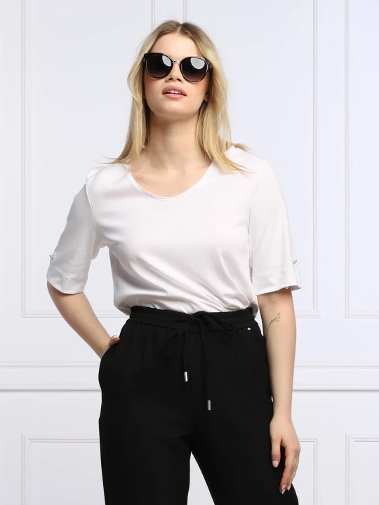 Zdjęcie produktu Marc Cain T-shirt | Regular Fit biały