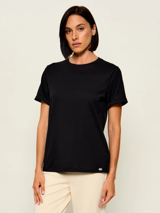 Zdjęcie produktu Marc Cain T-shirt | Regular Fit czarny