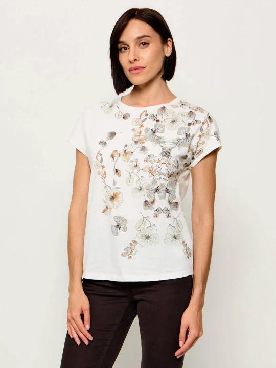 Zdjęcie produktu Marc Cain T-shirt | Relaxed fit ecru