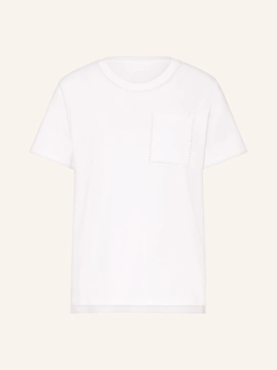 Zdjęcie produktu Marc Cain T-Shirt Z Ćwiekami weiss BIAŁY