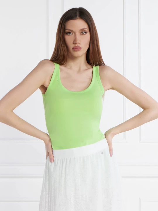 Zdjęcie produktu Marc Cain Top | Slim Fit limonkowy