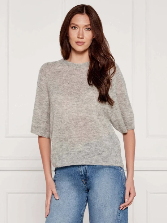 Zdjęcie produktu Marc Cain Wełniany sweter | Loose fit szary