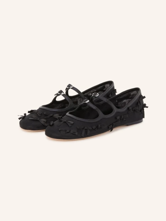 Zdjęcie produktu Marc Jacobs Baleriny The Kiki Ballerina schwarz CZARNY