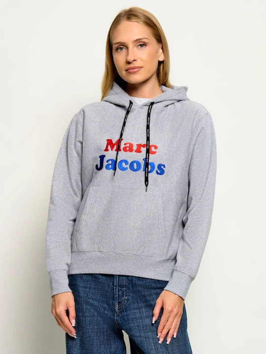 Zdjęcie produktu Marc Jacobs Bluza Canal St Logo | Oversize fit szary