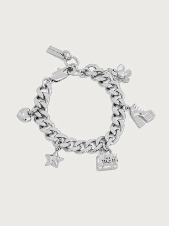 Zdjęcie produktu MARC JACOBS bransoletka damska posrebrzana MINI ICON srebrny