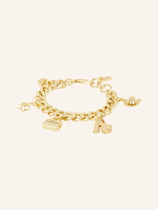 Zdjęcie produktu Marc Jacobs Bransoletka The Mini Icon Charm Bracelet gold