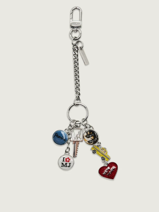 Zdjęcie produktu Marc Jacobs Brelok NYC Cluster srebrny