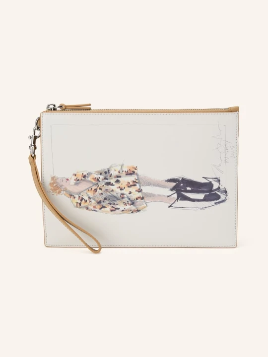 Zdjęcie produktu Marc Jacobs Etui The Runway Illustration Wristlet beige