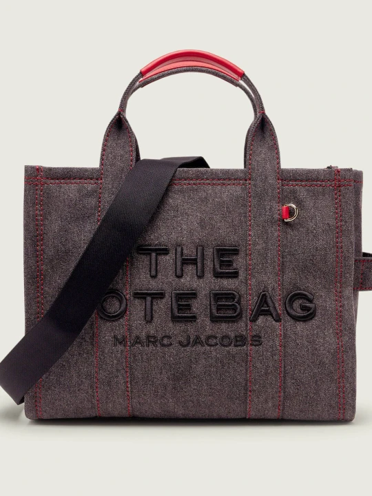 Zdjęcie produktu Marc Jacobs Jeansowa shopperka The Year Of The Horse Canvas Medium Tote Bag szary
