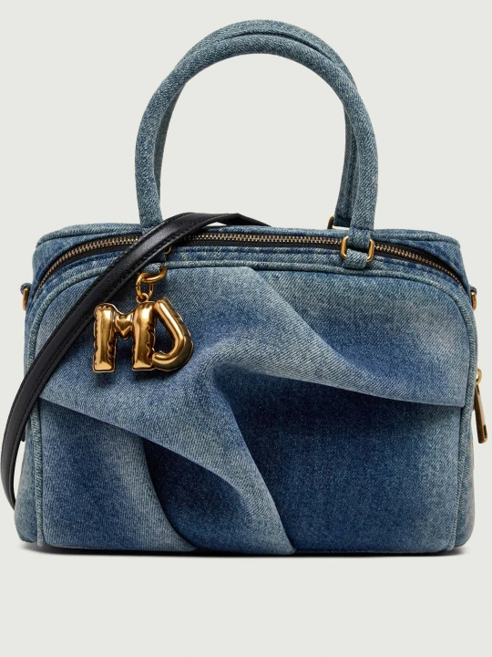 Zdjęcie produktu Marc Jacobs Jeansowy kuferek The Denim Small Wave niebieski